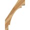 Ekena Millwork 6"W x 24"D x 36"H Merced Rough Sawn Knee Brace, Western Red Cedar BRC06X24X36MRC00RWR - alternate 2